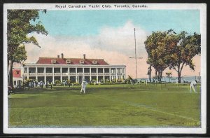 Royal Canadian Yacht Club, Toronto, Ontario, Canada, Early Postcard, Unused