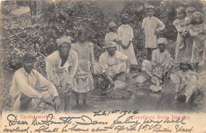 Coolies Washing Jamaica 1906 