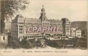 Postcard Old Nice Imperial Park Hotel Imperial