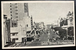 Mint RPPC Real Photo Postcard South Africa Durban Smith Street