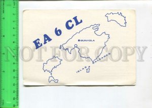 466967 1979 year Spain Balearic Islands Mallorca radio QSL card