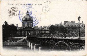 CPA PARIS 1e - L'Institut et le Pont des Arts (76882)