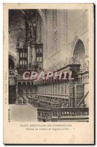 Old Postcard Saint Bertrand de Comminges Stalls Choir and Organ Organ