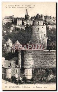 Old Postcard Chateau Feodal Fougeres is One of the Most considerable of Europe