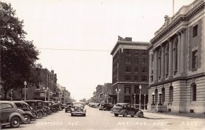 J82/ Hastings Nebraska RPPC Postcard c40-50s Main Street Stores 398