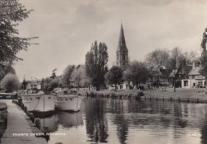 Thorpe Green Riverside Norwich 1950s Real Photo Postcard