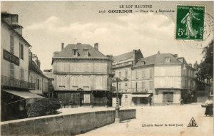 CPA Le Lot Illustre - GOURDON - Place du 4 Septembre (353875)