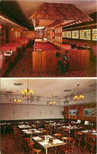 Costa 1950s Michael's Inn Roadside Interior Fullerton California Postcard 4671