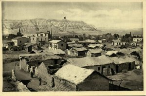 israel palestine, JERUSALEM, View of Jericho, Mount of Temptation 1920s Postcard