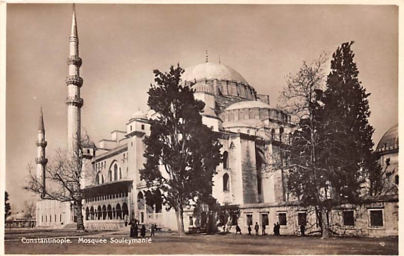 Mosque Souleyamniee Constantinople Turkey Unused 