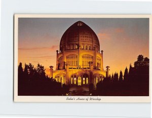 Postcard Baha'i House of Worship, Wilmette, Illinois