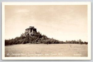 WI Chinaman Rock Camp Douglas Near Tomah RPPC Luckenbill Photo Postcard V26