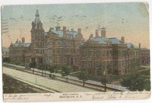 Seney Hospital Brooklyn NYC NY 1905 -glitter highlights-