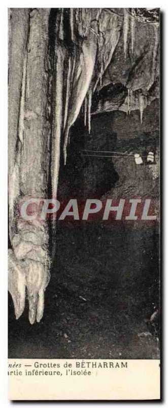 Old Postcard Betharram Caves lower Part L & # 39isolee