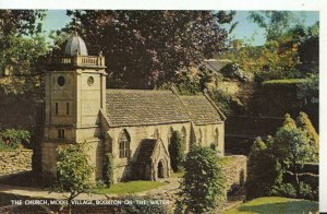 Gloucestershire Postcard - Church, Model Village, Bourton-on-the Water - 14377A