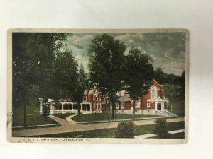 Coudersport PA Postcard A.A.S.R. Cathedral Pennsylvania 