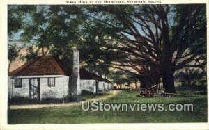Slave Huts, Hermitage - Savannah, Georgia GA