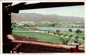 Santa Barbara, California - Hope Ranch, from Country Club Veranda - c1915