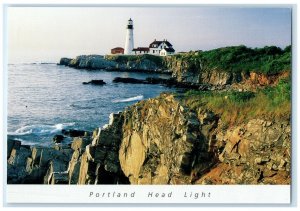 c1960s Portland Head Light Scene Portland Maine ME Unposted Light House Postcard