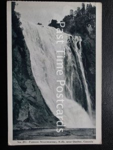 Vintage PC - Famous Moatmorency Falls near Quebec - Canada