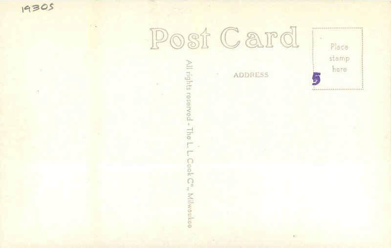 Postcard RPPC 1930s South Dakota Brookings St. Thomas Catholic Church 23-12985