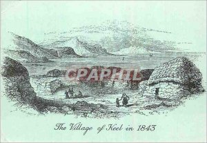 Modern Postcard The Village of Keel in 1843