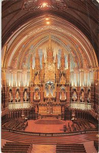 US4998 Canada Montreal Quebec The Main Altar, Notre Dame Church