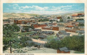 1920s Prescott Arizona Birdseye View Postcard 25-11098