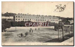 Lisieux Postcard Old Barracks Army Delaunay