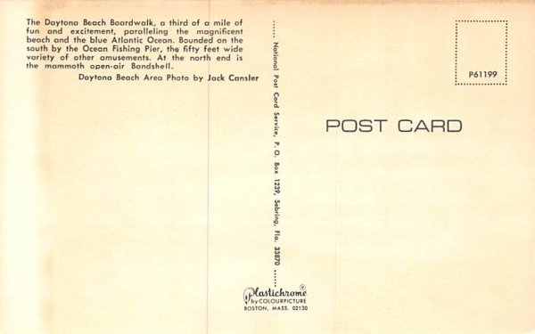 The Daytona Beach Boardwalk Florida  