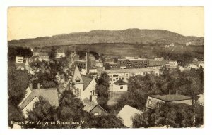 VT - Richford. Bird's Eye View ca 1910 (creases)