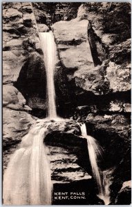 VINTAGE POSTCARD THE KENT FALLS AT KENT CONNECTICUT