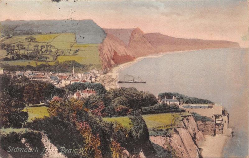 SIDMOUTH DEVON UK~KILLERTON HOUSE~FRITH'S  SERIES PHOTO POSTCARD 1909