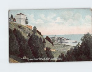 Postcard Block House, Mackinac Island, Michigan