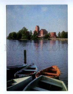 181612 Lithuania Trakai Castle old postcard