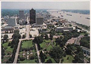 Louisiana Baton Rouge Aerial View From Capitol Building