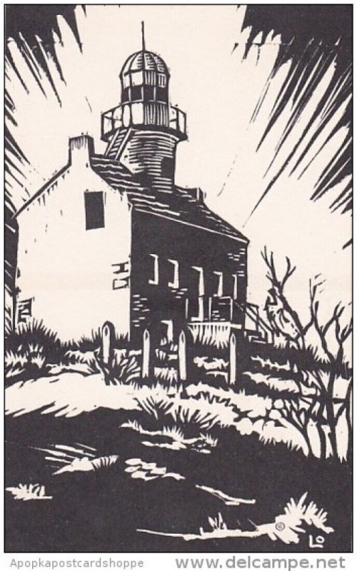 Old Spanish Lighthouse Point Loma San Diego California Marg Loring Artist