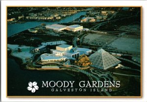 MOODY GARDENS GALVESTON ISLAND Continental Postcard CA6