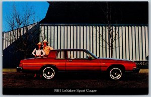 Vtg 1981 Lesabre Sport La Grange Illinois Bowers Motors Dealership Ad Postcard