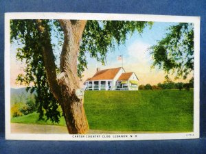 Postcard NH Lebanon  Carter Country Club