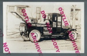 Winona MINNESOTA RPPC 1926 ADVERTISING Garage TOW TRUCK Dodge Graham Bros. MN