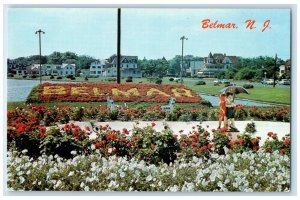 c1960 Formal Gardens Fifth Ave. Flower Exterior View Belmar New Jersey Postcard