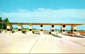 Indiana Toll Road Near Ohio State Line East Point Main Toll Plaza