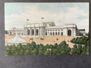 Union Station Washington DC Litho Postcard H1284084959