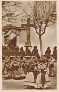 Hungary National Costume of Mezökövesd Matyó Vintage RPPC 07.83