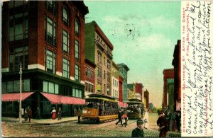 1907 Postcard UDB Baltimore Maryland MD Reconstructed Street After Fire N17