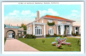 MODESTO, California CA ~ CRESSEY RESIDENCE 17th Street c1920s-30s  Postcard