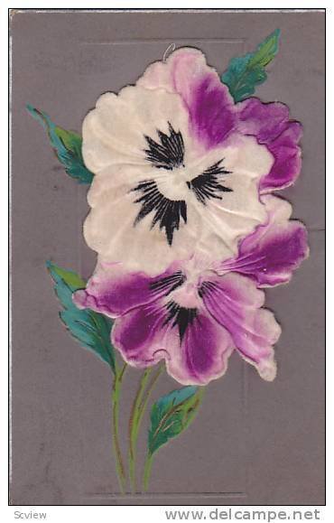 Silk Boston Pansy Flower, PU-00-10s