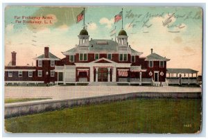 1915 Far Rockaway Arms Far Rockaway Long Island New York NY Antique Postcard