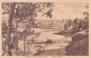 New York West Point From Flirtation Walk Albertype